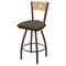 Holland Bar Stool Co 36" Swivel Counter Stool, Brnz Finish, Nat Back, Graph Cork Seat X830 - alternate 1